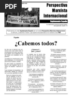 Revista Perspectiva Marxista Internacional - Suplemento España