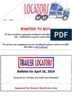 Wanted To Buy - April 16, 2014