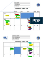 Calendario de Pruebas 2014