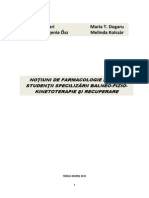 Notiuni de Farmacologie Pentru Studentii Specializarii BFK PDF