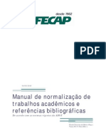 2.3 FECAP - Manual de normatização de trabalhos acadêmicos...