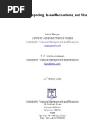 IPO Underpricing, Issue Mechanisms, And Size