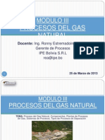 Procesos del gas natural: separación, plantas y especificaciones