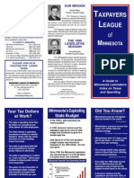 1999 Taxpayers League of Minnesota Scorecard 