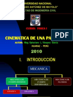 Cinematica de Una Particula