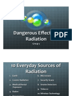 10 Everyday Sources of Radiation and Their Dangerous Health Effects