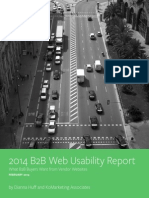 2014 B2B Web Usability Report