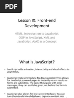 Presentation Regarding Front End Web Development in Powerpoint