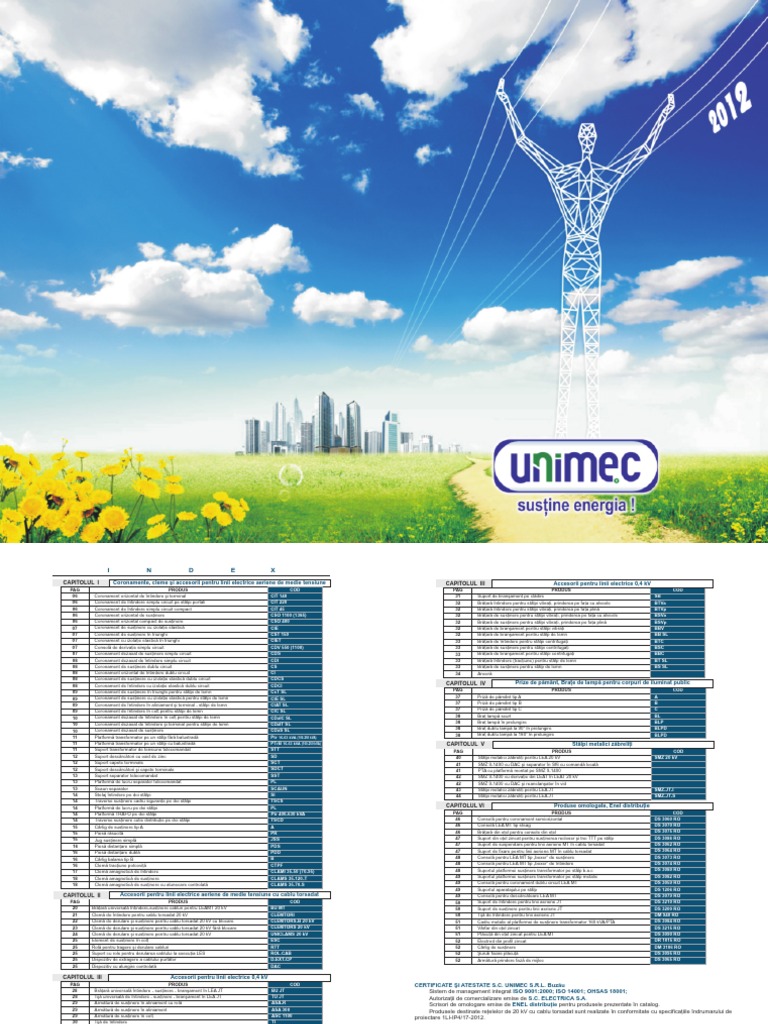 Catalog Unimec Lea MT Si JT | PDF