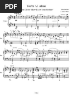Download Youre All Alone - Piano by Steven Isaac Work SN218952265 doc pdf