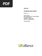 Download Xbox 360 Usability Evaluation Report by uxalliance SN21895350 doc pdf