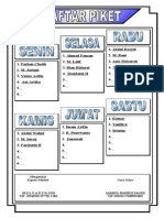 DAFTAR piket 6