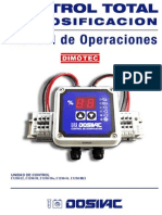 Control electrónico para dosificadoras series DD DE y DEC