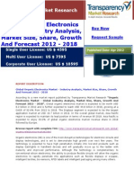 Global Organic Electronics Market - Industry Analysis, Market Size, Share, Growth and Forecast 2012 - 2018