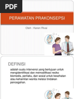 Download PERAWATAN PRAKONSEPSI preconception care by Yuanita Permata Gunawan SN218963208 doc pdf