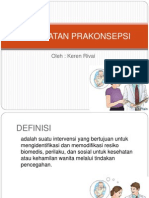 PERAWATAN PRAKONSEPSI (Preconception Care)