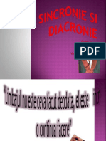 Proiect Sincronie Si Diacronie