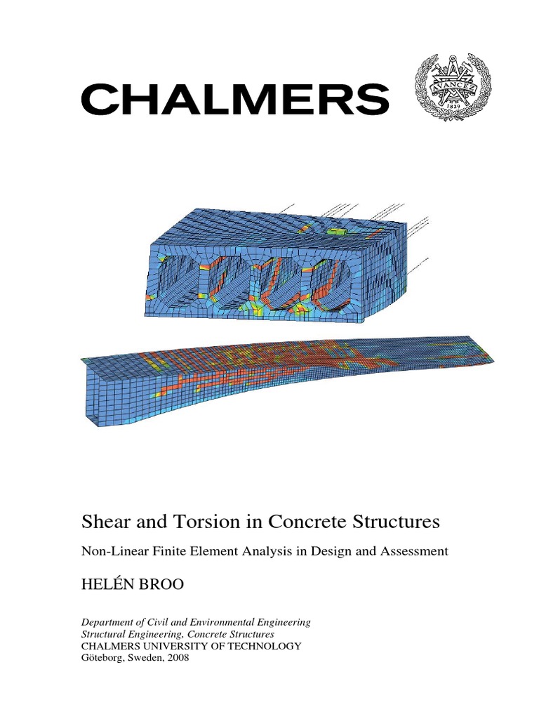 Shear and Torsion in Concrete Structures | PDF | Truss | Stress (Mechanics)