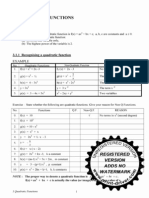 Quadratic Functions