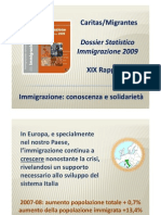 Immigrazione in Italia - il rapporto 2009