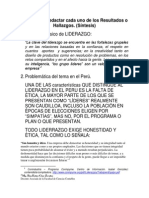 Pautas Para Redactar Cada Uno de Los Resultados o Hallazgos