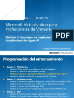 PlatformCourse Module3Hyper VDeploymenOptionsArchitecture Esp