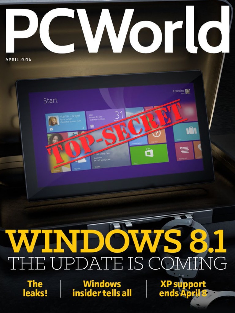 PC World 2014 | PDF | Windows 8.1 | Windows Xp