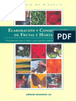 De Michelis - Elaboracion y Conservacion PDF