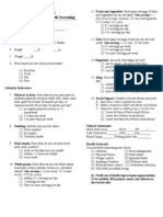 Health Age Plus: Lifestyle Assessment and Health Screening