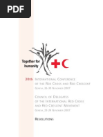 Download Resolutions Council of Delegates 2007 and 30th International Conference of the Red Cross and Red Crescent by International Committee of the Red Cross SN21898797 doc pdf