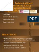 ISACA CISM Presentation