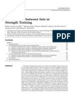 Rest Interval Between Sets in Strength Training