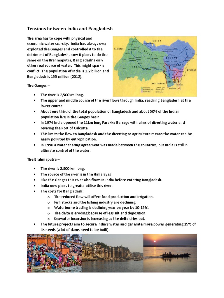 Edexcel Geography Unit 3 2 Case Study India and Bangladesh