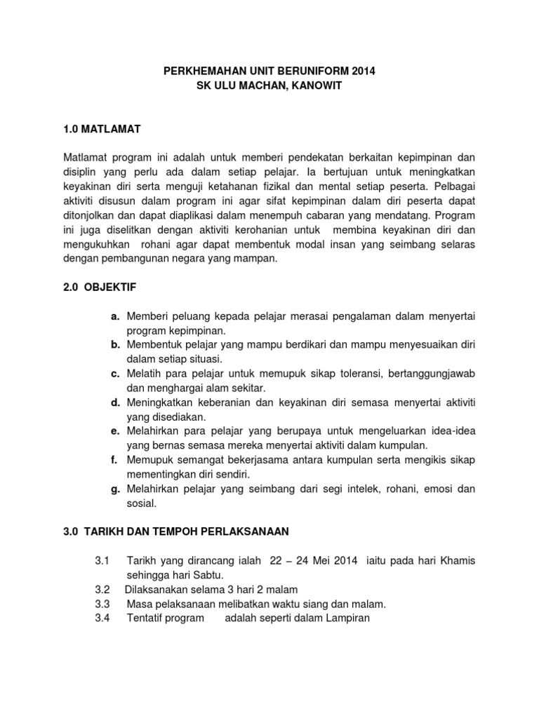 Perkhemahan Unit Beruniform 1 Pdf