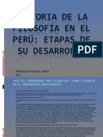 Historia de La Filosofia en El Peru Prof.