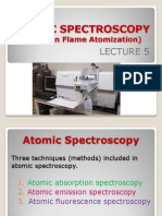 ATOMIC SPECTROSCOPY TECHNIQUES