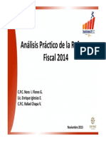 Análisis Práctico de La Reforma Fiscal 2014 271113