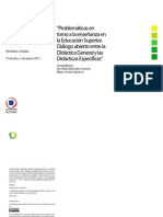 Libro - de - Ponencias-I Jornadas Internacionales-Problemáticas en Torno A La Enseñanza en La Educación Superior-Diálogo Abierto Entre La Didáctica General y Las Didácticas Específicas