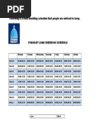 Ethekwini Residential Loadshedding - Schedule