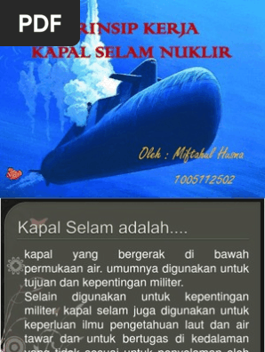 Prinsip Kerja Kapal Selam Nuklir