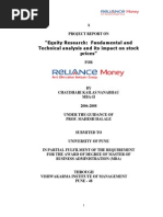 Download Equity Research Fundamental and Technical Analysis and Its Impact on Stock Prices With Reliance Money by Rs rs SN219033238 doc pdf