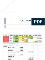 Calculo de Cts