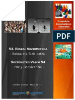 Sociometro Vasco - Paz y Convivencia 2014