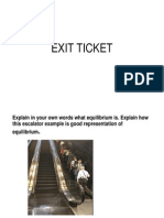 exit ticket equilibrium