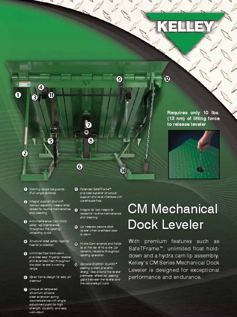 CM Mechanical Dock Leveler Brochure Download Free PDF Concrete