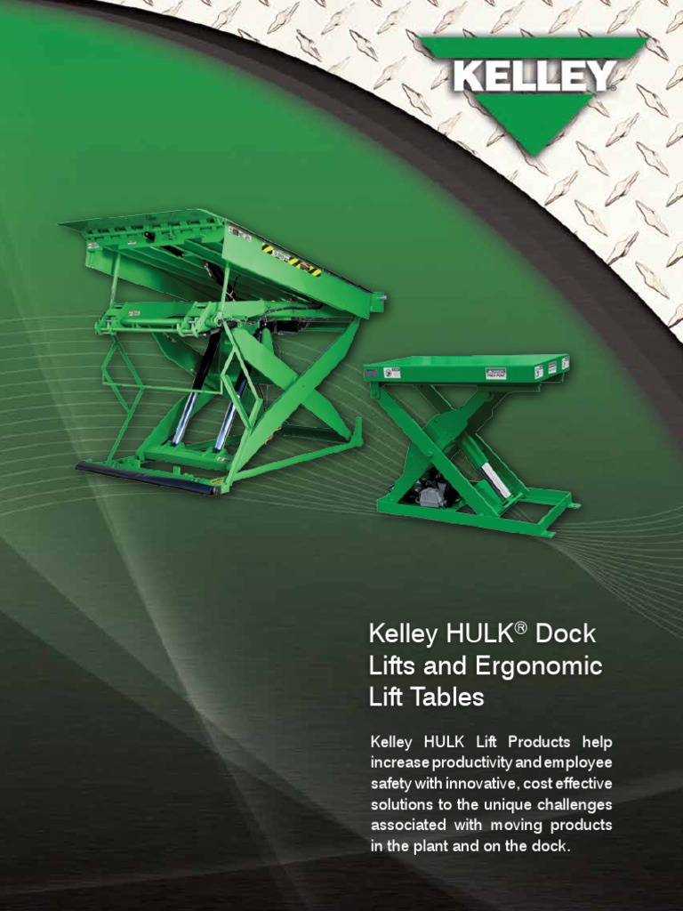 Kelley HULK Lift Products Brochure Elevator Forklift