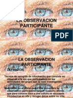 Observación Participante