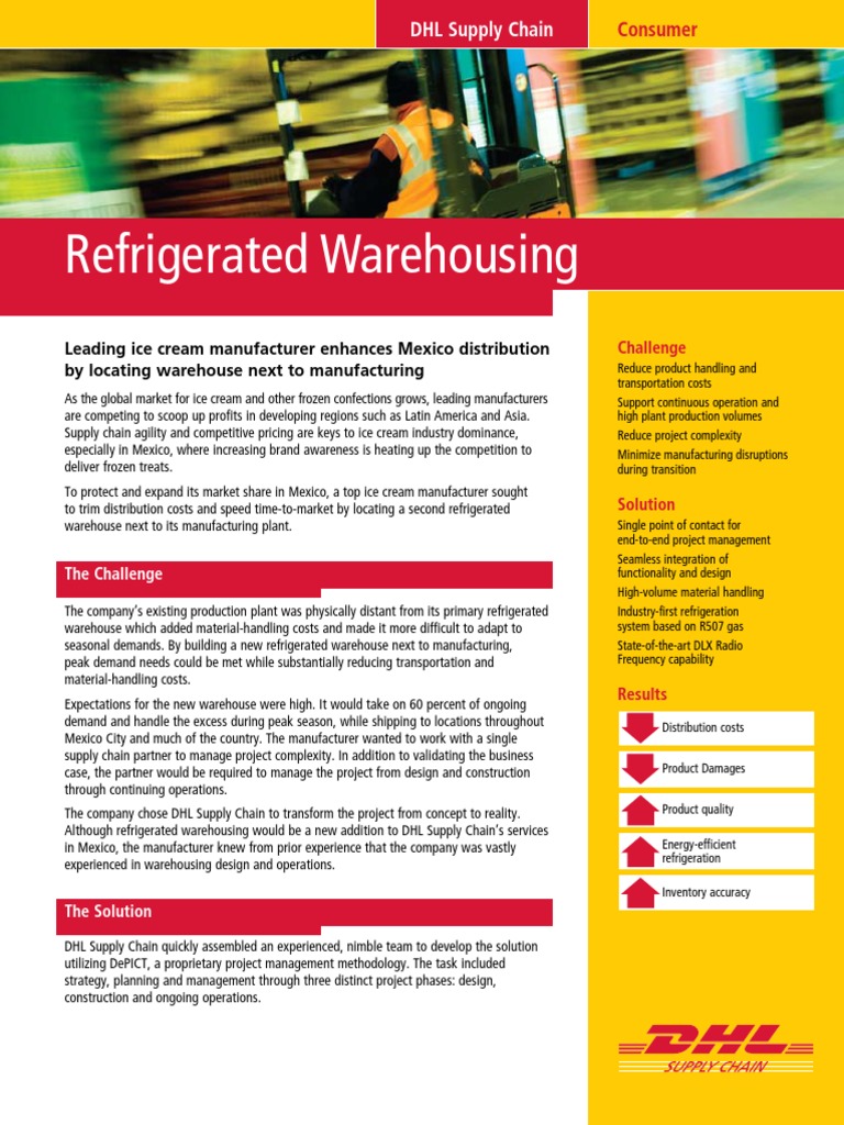 DHL Case Study - Refrigerated Warehousing - Consumer - Mexico en | PDF ...