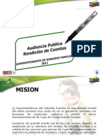 04 Rendicion de Cuentas 2012 Supersubsidio