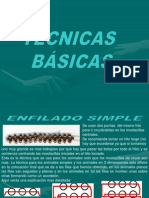 Técnicas básicas y variaciones para tejer con mostacillas